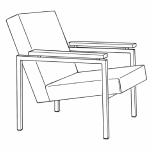 Armchair (L700 x D700 x H745)