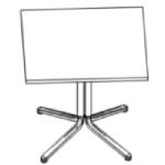 Square Shaped Meeting Table with Four Leg (2,4 Person)