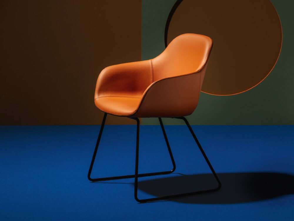 Dilmunite - Super Soft Armchair with Four and Sled Leg-05