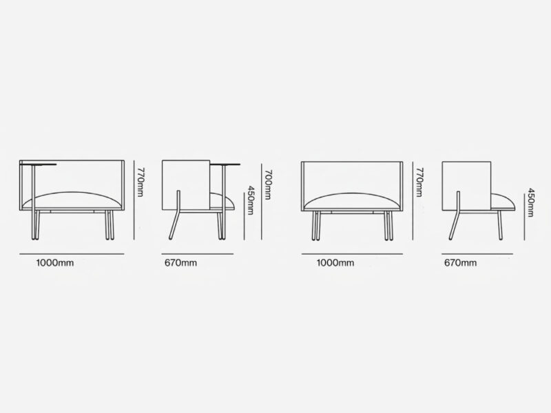 Finnian - Low and High Back Lounge Armchair Size img