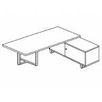 Desk with Credenza Unit