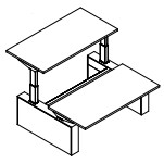 Workstation For 2 Person