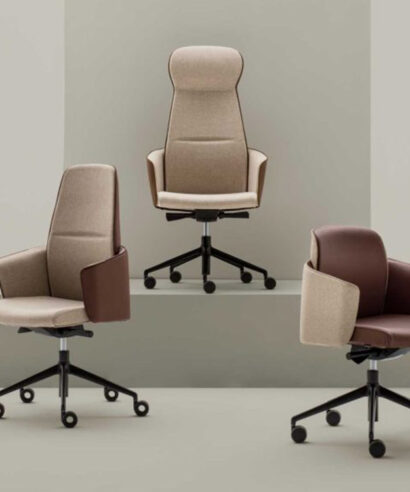 Belina - Bi-Material Executive Chair with Optional Cushion