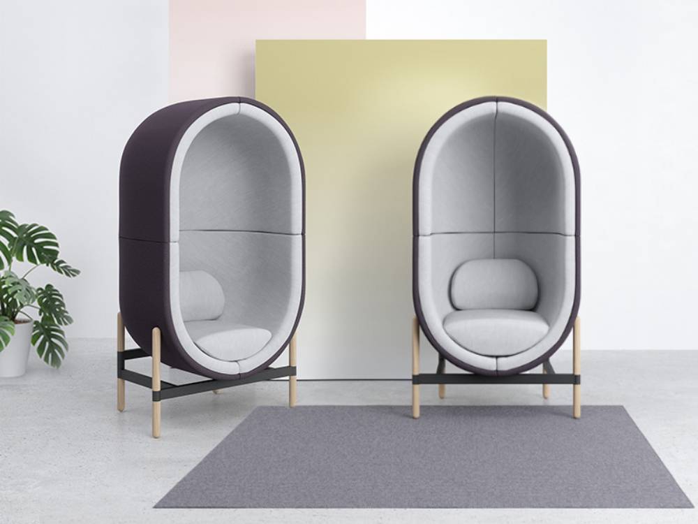 Capria - Comfortable Private Pods for Breakout Area 04 Capria Comfortable Private Pods for Breakout Area 04