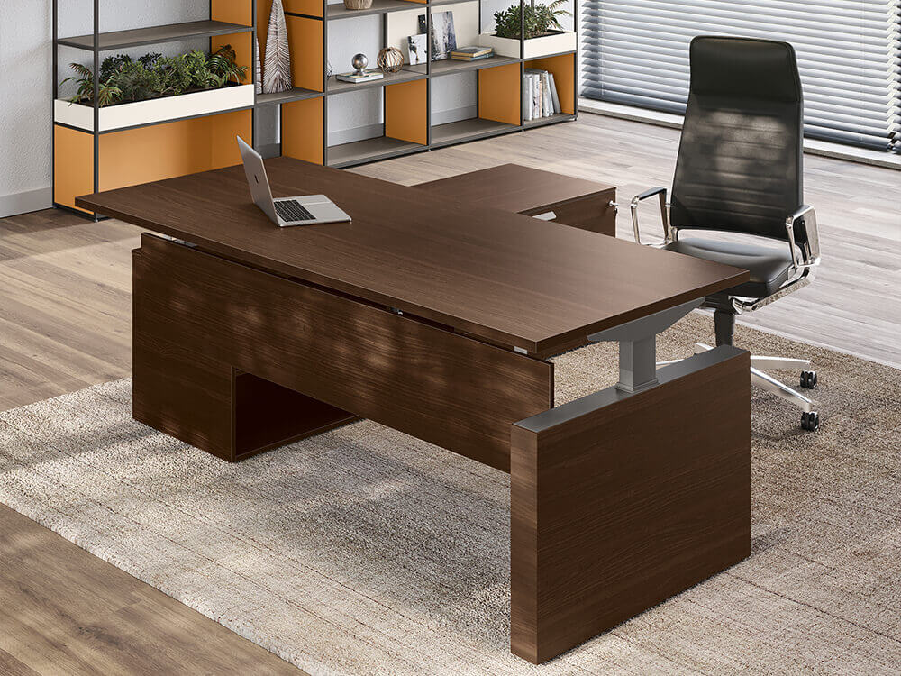 Cronato-Panel-Legs-Executive-Desk-with-Optional-Credenza-Unit-1 Cronato Panel Legs Executive Desk with Optional Credenza Unit 1