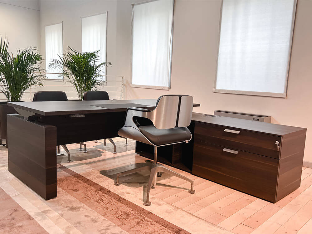 Cronato - Panel-Legs-Executive-Desk-with-Optional-Credenza-Unit-3 Cronato Panel Legs Executive Desk with Optional Credenza Unit 3