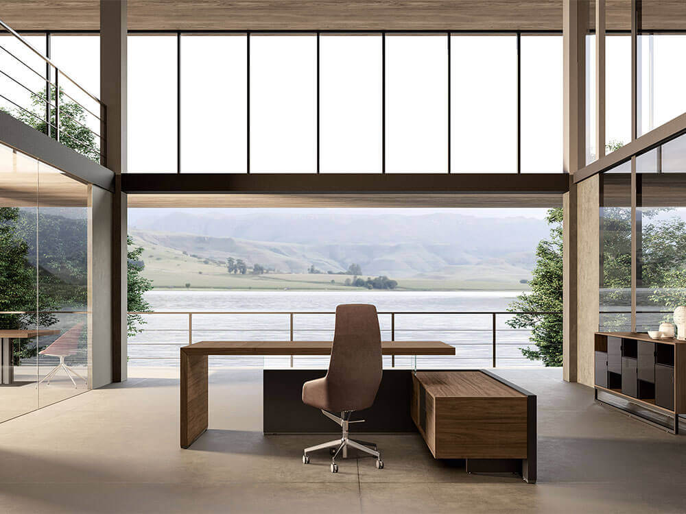 Executive-Desk-with-Optional-Return-Pedestal-and-Credenza-Unit-01-img Executive Desk with Optional Return Pedestal and Credenza Unit 01 img