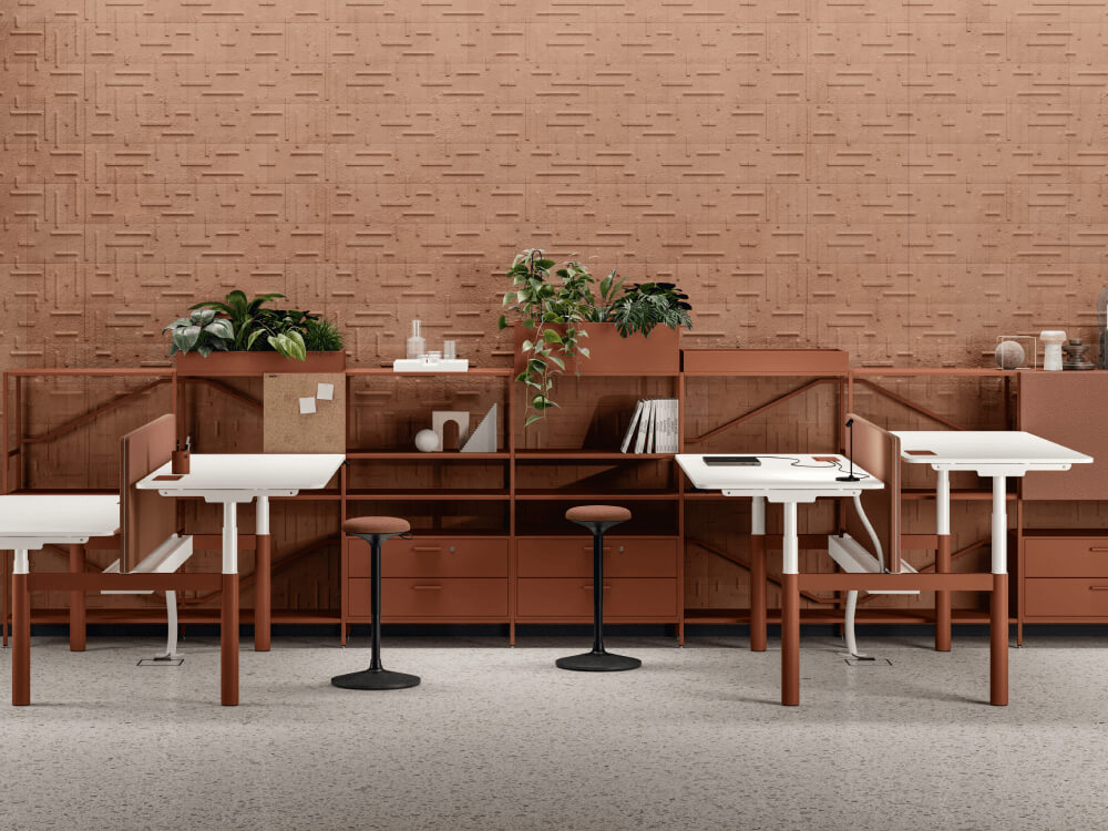 Nayara – Back to Back Height Adjustable Office Desk For 2 ,4 And 6 Persons 02 img Nayara – Back to Back Height Adjustable Office Desk For 2 4 And 6 Persons 02 img