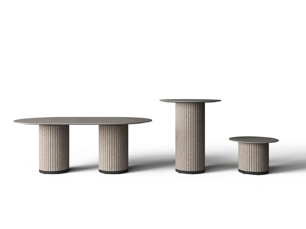 Parzio -Acoustic-Columns-Leg-Meeting-Table-5 Parzio Acoustic Columns Leg Meeting Table 5