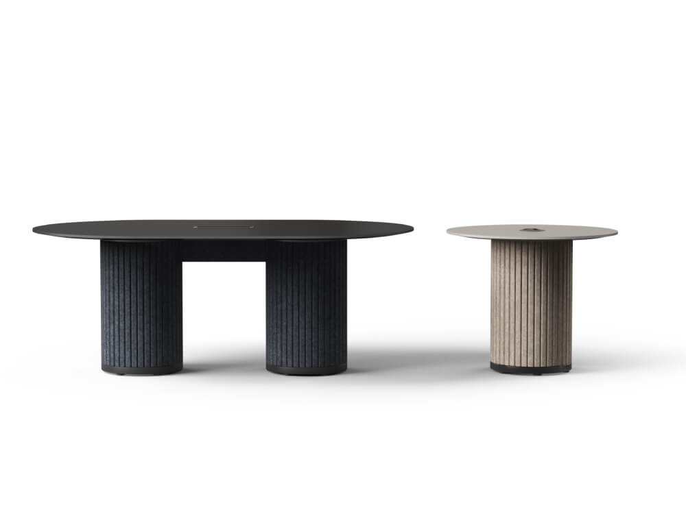 Parzio -Acoustic-Columns-Leg-Meeting-Table-7 Parzio Acoustic Columns Leg Meeting Table 7