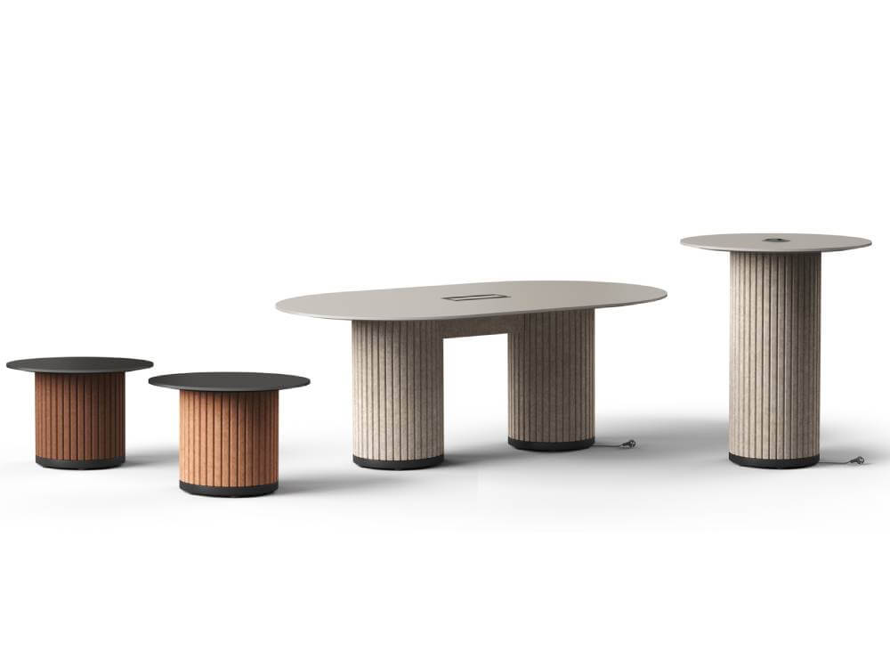 Parzio -Round-and-D-end-Shaped-with-Column-Legs-Meeting-Table-17 Parzio Round and D end Shaped with Column Legs Meeting Table 17
