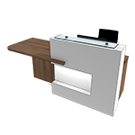 L2400 x D820 x H1150 mm (Right Side, DDA Access)(When Seated)