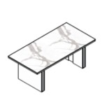 Small Rectangular Shape Table (6 and 8 Persons)